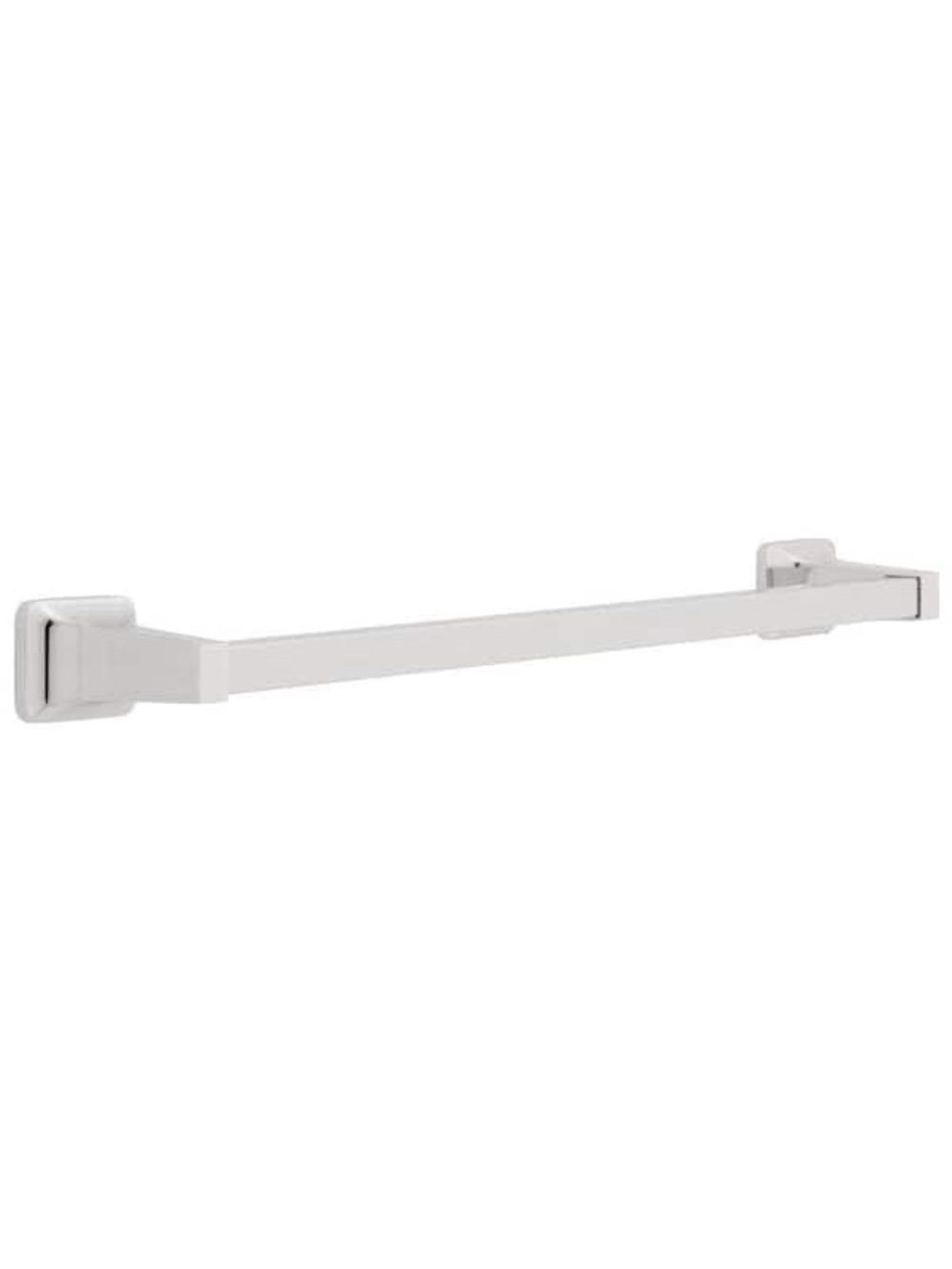 Chrome Finish Square Towel Bar